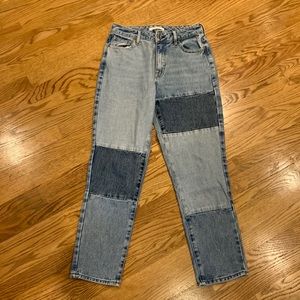 PacSun Patchwork Mom Jeans Size 25